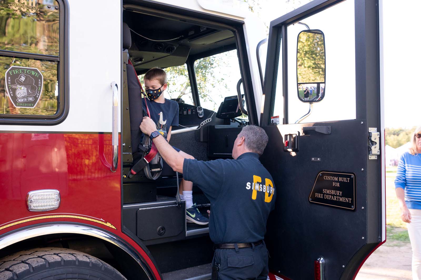 SeptemberFeast, “TouchATruck” Simsbury Volunteer Fire Department
