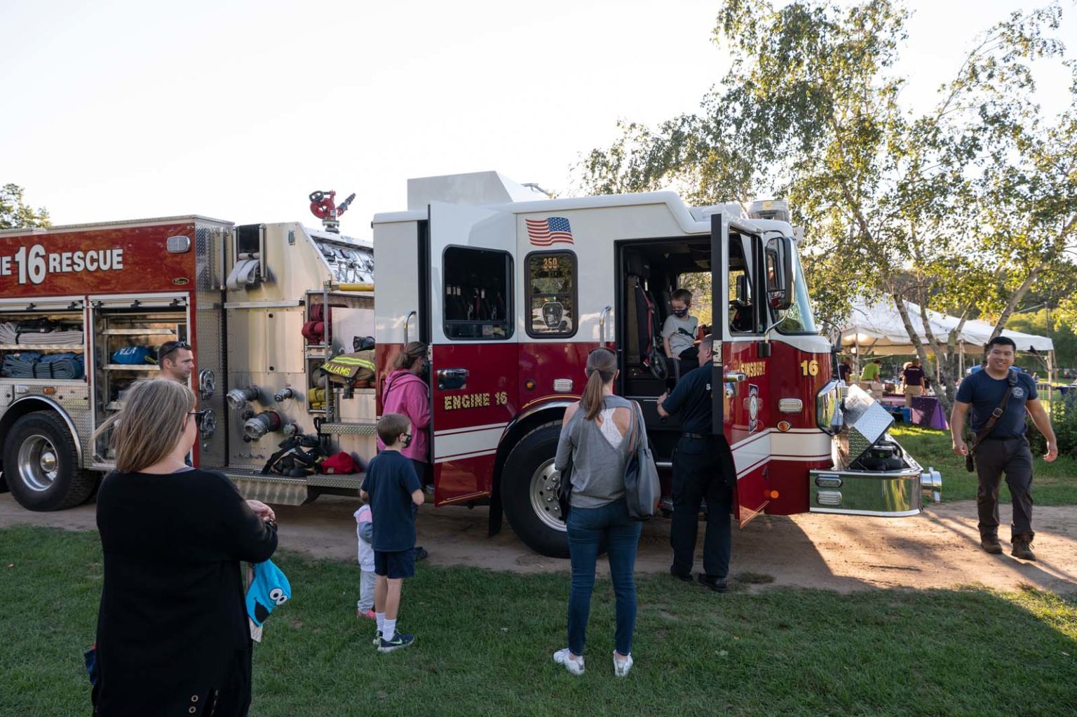 SeptemberFeast, “TouchATruck” Simsbury Volunteer Fire Department
